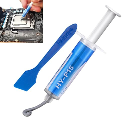 Grasa para pasta térmica - Pasta térmica para procesador | Procesador de pasta térmica | Grasa térmica de pasta de CPU con rendimiento extremo | Aplicación segura | Pasta de disipador