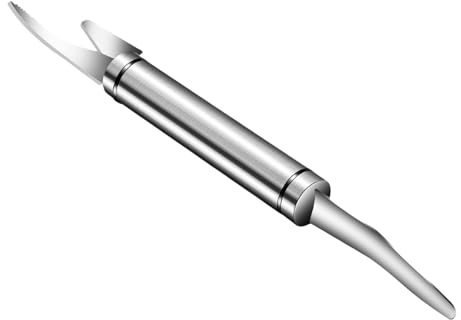 Shrimp Deveining Tool Rustproof Double Head Stainless Steel Seafood Cutter