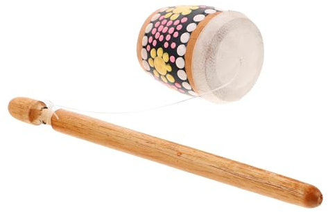 Yardwe Wooden Frog Guiro Instrument Frog Sound for Music Parties and Creative Play for Musicians and Artistic Expression