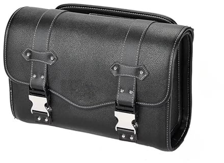 Motorrad-Satteltasche, Seitentasche, Retro, Für Rebel 250, 300, 500, 1100, Sissybar-Tasche, Werkzeugtasche, wasserdichte Reisetasche Leder & Satteltaschen(Size L)
