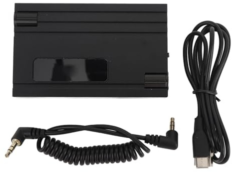 MNDPOAATY Amplificatore per cuffie HIFI, amplificatore per cuffie portatile con jack da 3,5 mm, corpo in lega di alluminio, regolazione del volume dei bassi, supporta cuffie da 16 a 600Ω