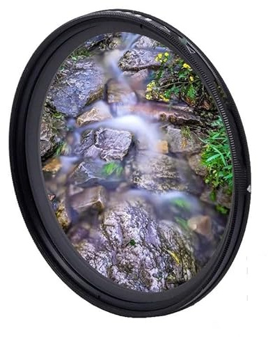 ND2-ND1000 Variable ND Filter for Digital SLR Cameras, Neutral Density Graduated Adjustable, ND2-400 52-77mm(72mm)