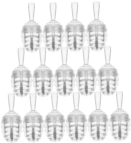 DIYEAH Gloss à Lèvres en Plastique de Pots à Miel Lot de 15 Tubes Réutilisables et Portables, pour Usage Quotidien et DIY Gloss à Lèvres