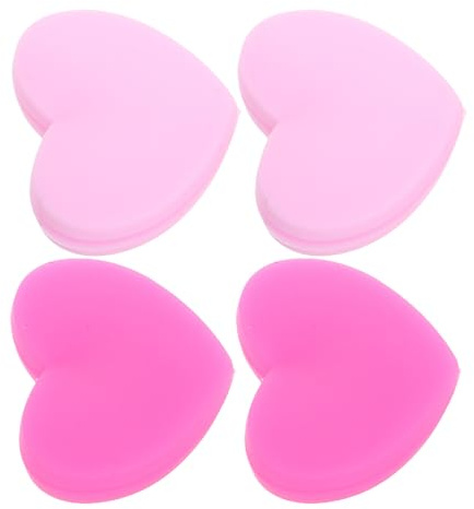 Homoyoyo Set 4 Smorzatori per Racchette da Tennis a Forma di Cuore in Silicone, Ammortizzatori Antivibrazione per Corde, Accessori Divertenti per Gioco e Controllo Vibrazioni