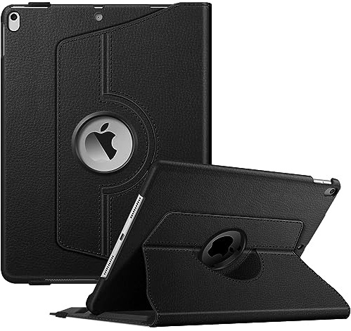 Fintie Hülle für iPad Air 10.5 2019 (3. Generation) / iPad Pro 10.5 2017, | Schutzhülle mit Stifthalter, 360 Grad drehbarem Ständer, Auto Schlaf/Wach Funktion, Schwarz