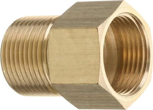 M MINGLE Hochdruckreiniger-Kupplung, M22 15mm auf 14mm, 310 bar | Aus korrosionsbeständigem Messing, kompatibel mit vielen Marken, verbindet Pistole und Schlauch