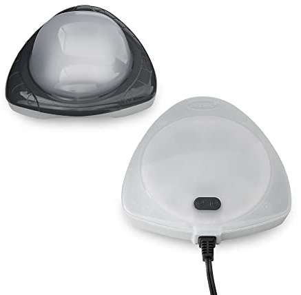 Intex Underwater LED Magnetic Above Ground Wall Pool Light with Magnetic Transmitter and 4 Options, Multicolor/White