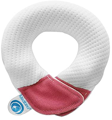 Medibino® | Medizinisch patentiertes Babykissen gegen Plattkopf, Kopfverformungen und Flachkopf | Rosa