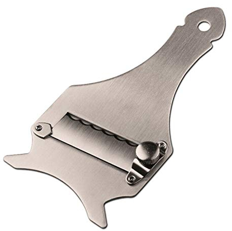 Wenplus Professioneller Trüffelschneider aus Edelstahl mit verstellbarer Klinge, Trüffelschneider, Käseschaber, Schokoladenrasierer, Gemüseschäler (A)