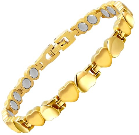 JEROOT Magnetschmuck Damen Zur Schmerztherapie Herz Armband