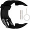 ANUTE Uhrenarmband passend for Garmin Forerunner 10 15 GPS Sportuhr weiches Silikon klein groß Ersatzarmband Forerunner 10 15 (Color : J, Size : L Size)