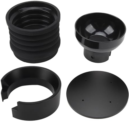 Molinillo de café Tolva Monodosis con Contenedor de Soplado de Granos, Función 2 en 1, Fuelle de Silicona y Anillo Dosificador de café de 58 Mm, para Molinillo Eureka Mignon