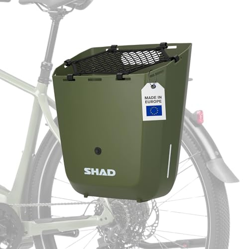 SHAD Bikes - Alforjas Bicicleta rígidas 20L Fixed Mount | Alforjas para Bicicleta Trasera fijas KLICKfix Korbfix | Alforja Bicicleta Resistente al Agua | Maleta Bicicleta Urbana de Polipropileno
