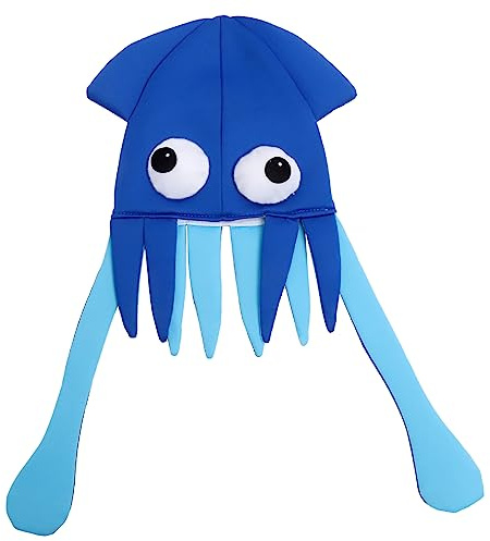 VICASKY Junge Mädchen Kostüm-hut Cartoon Oktopus Leichte Party Dekoration Atmungsaktiv Süße Mütze Für Fasching Unterwasserwelt Verkleidung Junge Mädchen Geschenk