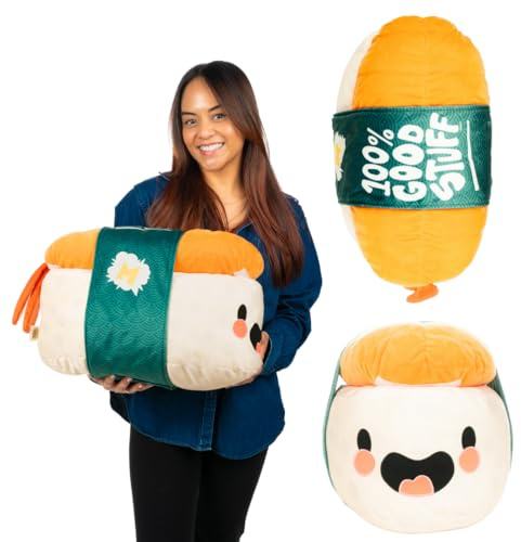 Miniverse Sushi Bedding Super Soft Cozy Decorative Cuddle Pillow, (Officially Licensed Product) By Franco Collectibles