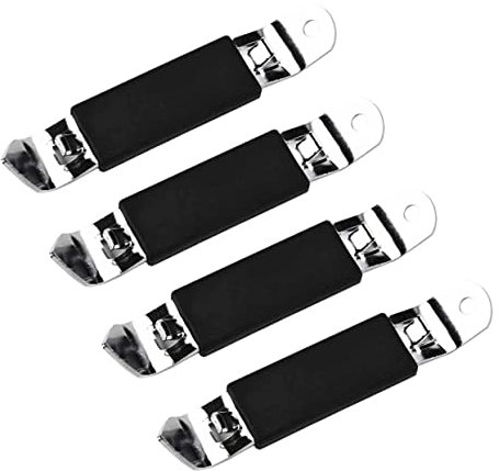 PAMINGONO 4piezas Abrebotellas Manual De Inoxidable De Abrebotellas De Cerveza Portátil Diseño Ergonómico y Almacenamiento Compacto Para Uso Cocinas y Fiestas