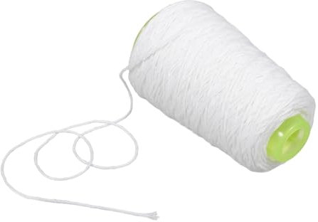 HOMSFOU 1Rotolo Mason Line Cotone Assorbente Filo per Muratura e Bricklaying Strumento Versatile per Progetti Costruzione e Lavori Falegnameria Spessorper Accuratezza Corrosione