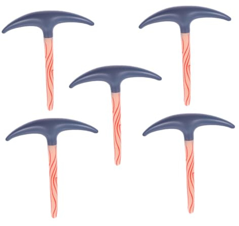 Beaupretty 5pezzi Giocattoli Gonfiabili Finti per Halloween Accessorio per Costume da Piccone Attrezzo per Feste e Spettacoli Ruolo per Ragazzo