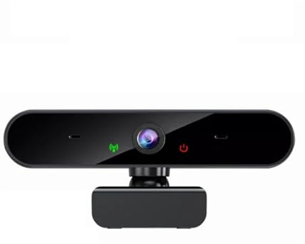 AYJYZHIAG Webcam HD 4K fissa for computer portatile con microfono USB e telecamera di riproduzione for PC for streaming/videochiamate(1080P webcam)