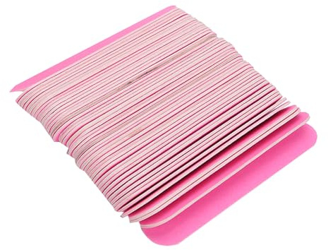 Hamwesh Lima per Unghie 100 Pezzi Strumento per Levigare e Lucidare il Tampone per Unghie su Entrambi i Lati per Modellare e Lucidare le delle e dei Piedi (PINK)