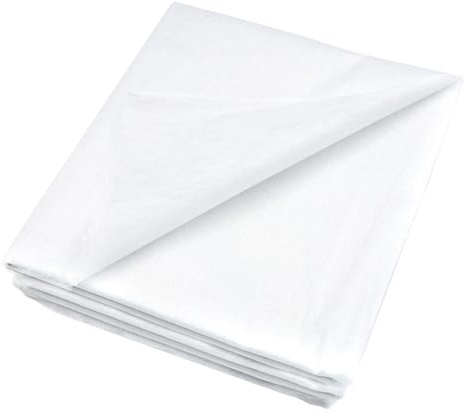 Yuaerbuo 100 x 400cm Bügelvlies zum Verstärken, Weißes Volumenvlies zum Aufbügeln, 30g/m² Leichtes Einlagestoff zum Aufbügeln, Bügelflies Nähvlies zum Nähen Basteln und Sticken