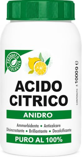 Acido Citrico Anidro 1 Kg Puro al 100%