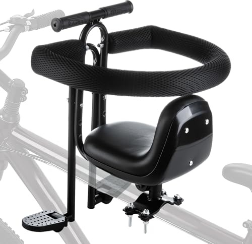 Kiddovelo Siège Enfant pour Vélo VTT, Fixation Avant | Pour Enfant, Vélo Avant, VTT Compatible, Siège Portable, Usage Quotidien