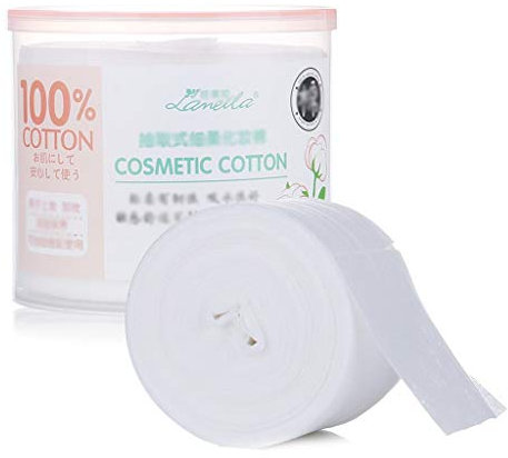 PIAOLING Tragbare Reinigungsbaumwolle 250 stücke/Rolle Refill Wattepads Herausziehbare Gesichtsreinigung Make-Up Entferner Wattepads Nagellack Reinigung Wattepads Weich Bequem (Color : White)