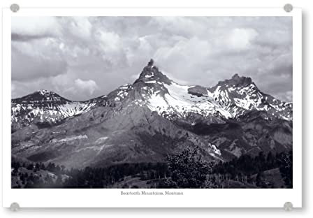 artboxONE Acrylglasbild 30x20 cm Natur Beartooth Mountains - Bild Beartooth Mountains Beartooth Mountains Berge
