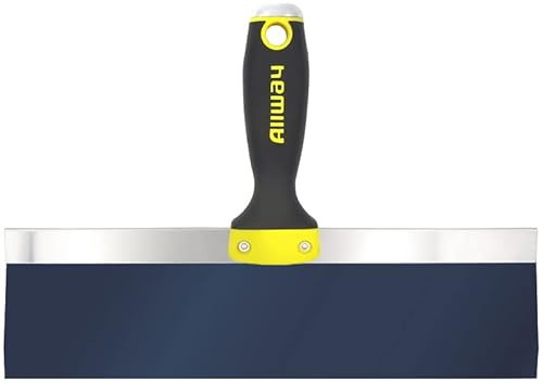 ALLWAY BTK14 Soft Grip Blue Carbon Steel Taping Knife with Hammer End, 14