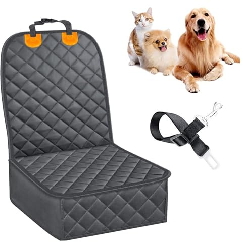 bangminda Protection Siège Voiture Avant pour Chien Universelle Imperméable Antidérapante Antigriffures Housse de Siège en Nylon pour Animaux de Compagnie Voiture