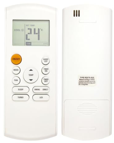 Midea-Telecomando di ricambio per condizionatori Midea RG57A4,Telecomando universale di ricambio per condizionatori Midea-Pompa di Calore - Inverter