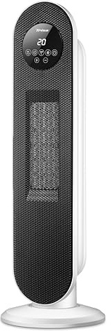 Trisa 2-in-1 Cozy Air Heizlüfter 2000W, Oszillation, 24 Std. Timer, Remote | 2000W, 40°C Max, Fernbedienung, Hot & Cold Control, Kippschutz, Überhitzungsschutz, LED Display