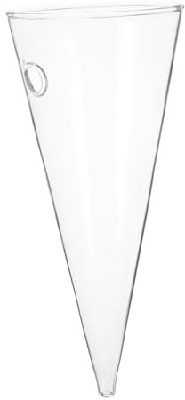 Cabilock Glasvase Hängend Für Wanddekoration Wandmontierte Blumenvase Aus Klarem Glas Dekoratives Pflanzgefäß Für Esszimmer Und Büro