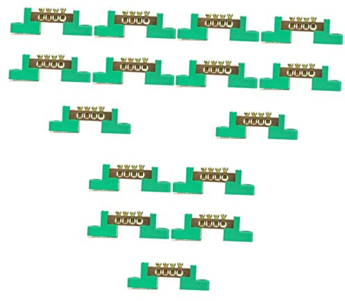JECOMPRIS 15pcs Quality Terminal Strip Kit High Low Temp Protection Electrical Distribution Block
