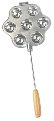 JISADER Mini Muffin Maker - Mini Cupcake Maker, Eierwaffel-Backform, 7 Holes Cupcake Maker, Küchen-Cupcake-Pfannen, Antihaft-Backformen zum Backen von Brownies, Kuchen, Desserts, Cupcakes