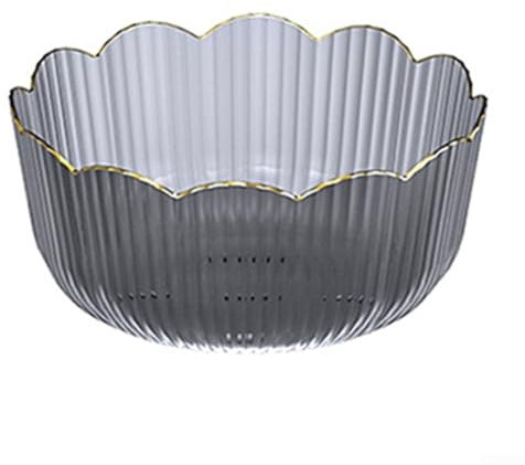 SPORTARC Frutero de plástico apilable multifuncional para el hogar y fiestas (gris)