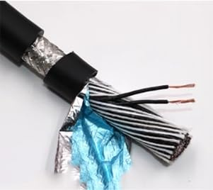 LMNCBVYA TRVVP 20AWG 20-Conductor Flexible Drag Chain Cable for CNC Router Machines, Printers, and Electrical Appliances - 65 ft (20 m) Multi-Core Shielded Cable