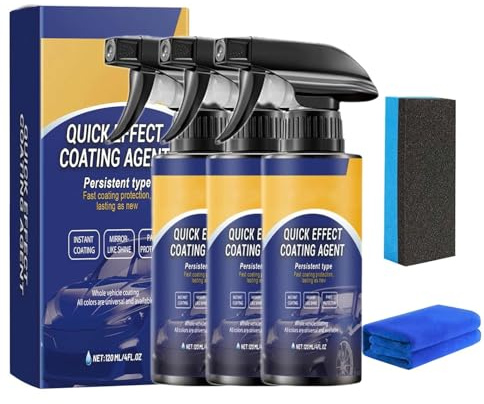 Drachenkind Autolack Spray, Sopami Spray Auto, Sopami Quick Effect Coating Agent, Multifunktionales Beschichtungs- Erneuerungsspray, Schnelles Beschichtungsmittel für Reparieren (3PC)