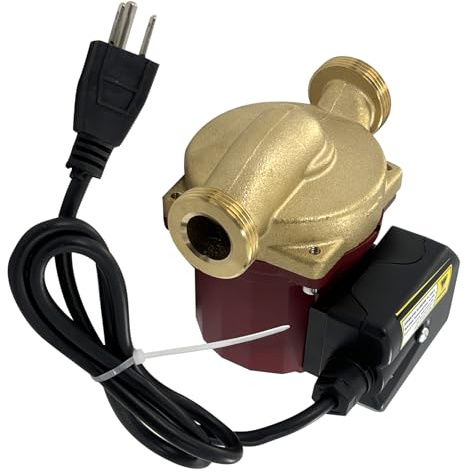 UP15-29SU/LC Non-Submersible Circulator Pump w/Line Cord 115V 1/8 HP 87W 60HZ 1-1/4 Union NPSM Compatible with Grund-fos,for Radiant, Hydronic, Domestic Water Systems Replace# 59896776