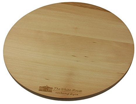 El Plato Giratorio de la Cocina de la casa Blanca Lazy Susan Beech Wood