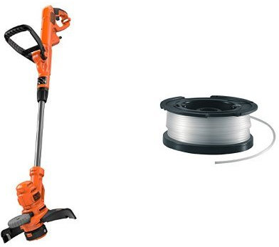 Black + Decker Elektro-Rasentrimmer-/kantenschneider + vollautomatische Einzelfadenspule (für Rasentrimmer 10m Länge, 1.5mm Fadendurchmesser) A6481
