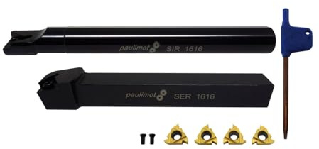 PAULIMOT Gewindeschneid-Set 16 mm für Steigung bis 3,0 mm, 11-teilig