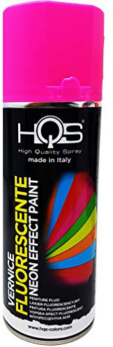 4R Quattroerre.it HQS Bomboletta di Vernice Spray Fluorescente Fuxia 400 ml