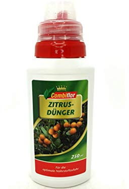 meindekoartikel 250ml Zitrus-Dünger Flüssigdünger von Combiflor für ca. 35 Liter Gießwasser
