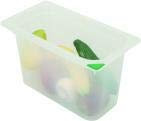 GN Behälter mit SKALIERUNG -GN1/3- aus Polpropylen, Gastronormbehälter Container Gastronorm Pans - ideal für den Transport oder Lagern von Lebensmitteln (Höhe: 65mm, Inhalt: 2 Liter)