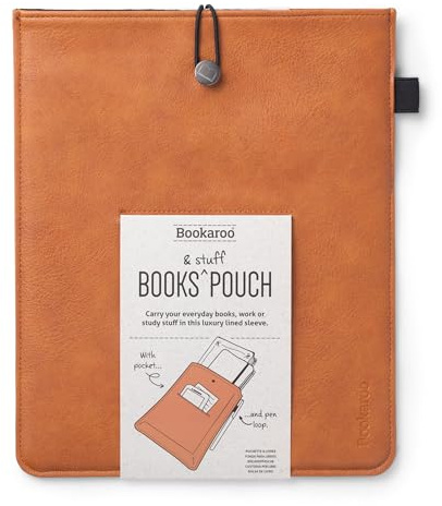Bookaroo Books & Stuff Pouch Brown