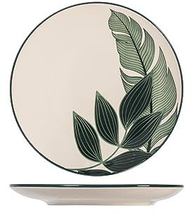 H&H Set 12 Piatti Piani Maranta Cm 26