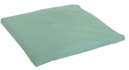 Bodhi Meditationsmatte ZABUTON | ECO Serie | Klassische Yoga Matte mit abnehmbarem Bezug aus 100% Bio-Baumwolle | Meditationsunterlage mit Reißverschluss | 80 x 80 x 5 cm