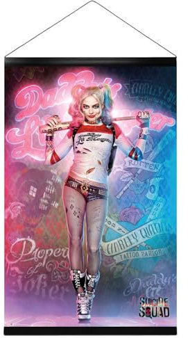 Close Up Suicide Squad - Poster (Harley Quinn mit Baseballschläger - Daddy's Little Girl) (Größe: 61cm x 91,5cm) (Poster & Posterleisten)